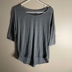 Grey Striped AE Shirt